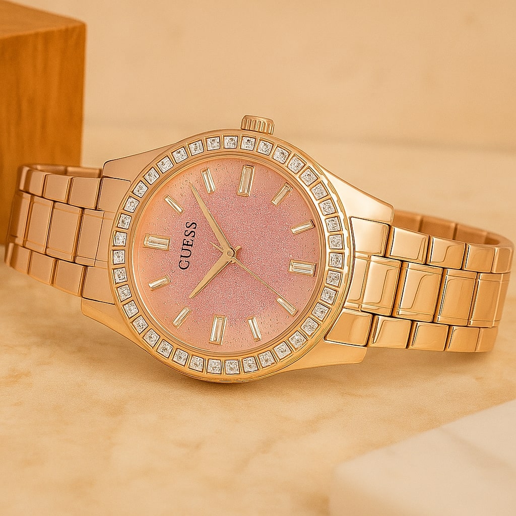 Rose Gold Guess Watch